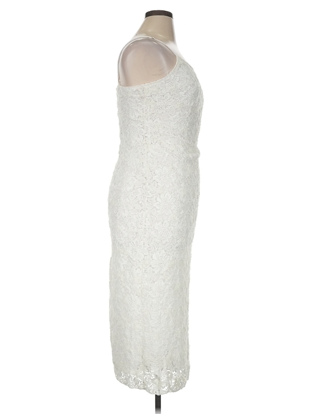 12th Tribe Ivy White Textured Midi Dress - Size XL - Picture 8 of 11